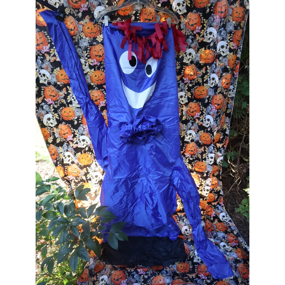 *MISSING BATTERY PACK* Blue Inflatable Costume Child 7-10 Kids Tube Dancer